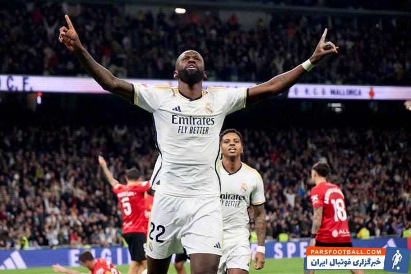 رئال مادرید ؛ صحنه خطای کارواخال بر روی مدافع مایورکا روی گل رودیگر