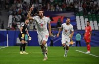 کریم ؛ تبریک مهدی طارمی به کریم انصاری فرد برای رسیدن به صد بازی ملی