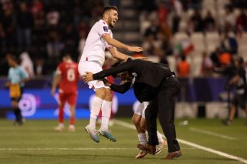 تاجیکستان ؛ خوشحالی پیتر شگرت، مربی کروات تاجیکستان پس از صعود به دور حذفی