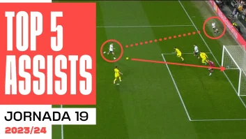 لالیگا ؛ برترین پاس گل های رقابت های لالیگا در هفته نوزدهم فصل 2023/2024