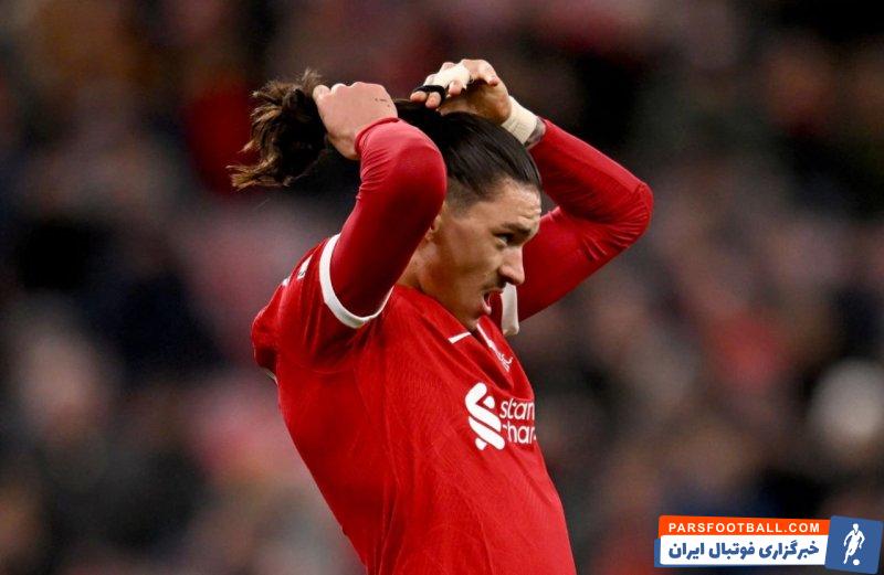 نونیز ؛ داروین نونیز و ثیت چهار ضرب به تیرک در دیدار برابر چلسی