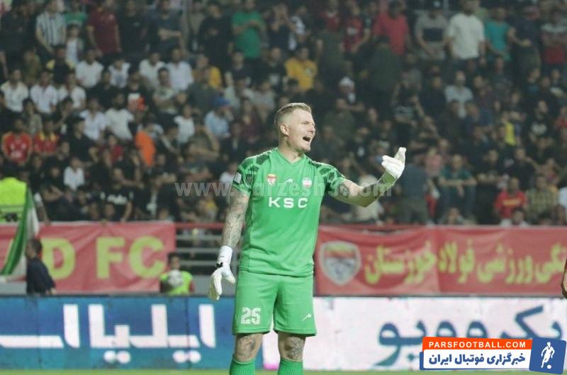 کنت ؛ باز شدن دروازه  کریستوفر کنت گلر فولاد پس از سه کلین شیت پیاپی