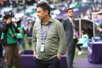 امیر قلعه‌نویی سرمربی تیم ملی با روبرتو مانچینی دیدار کرد