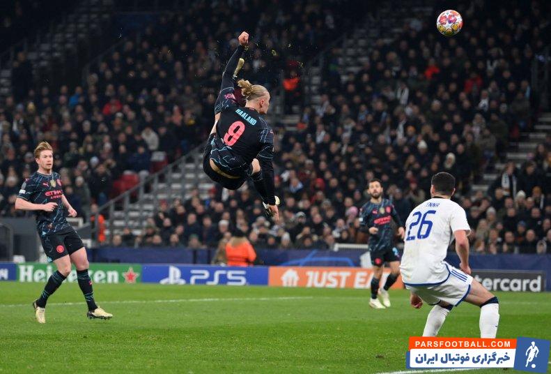 منچسترسیتی ؛ تعجب گواردیولا و هواداران از پر بلند هالند برابر کپنهاگن