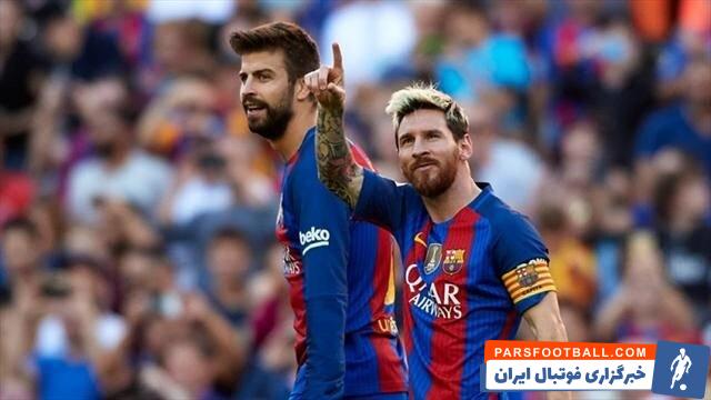 پیکه بازیکن پیشین بارسلونا : به نظرم مسی بهترین بازیکن تاریخ فوتبال جهان است