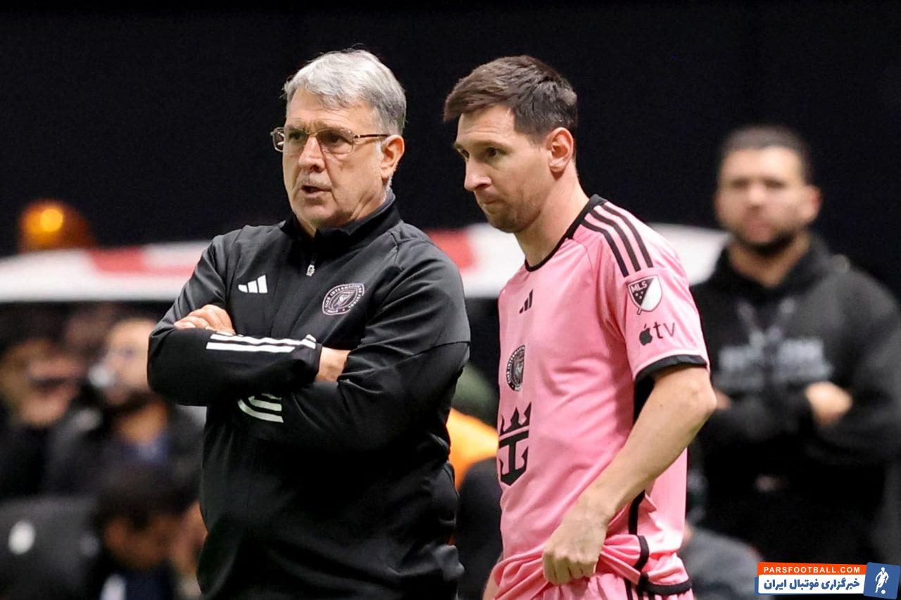 اینترمیامی ؛ مارتینو: مسی را بسیار راحت، با انگیزه و در بهترین فرم و ریتم ممکن دیدم