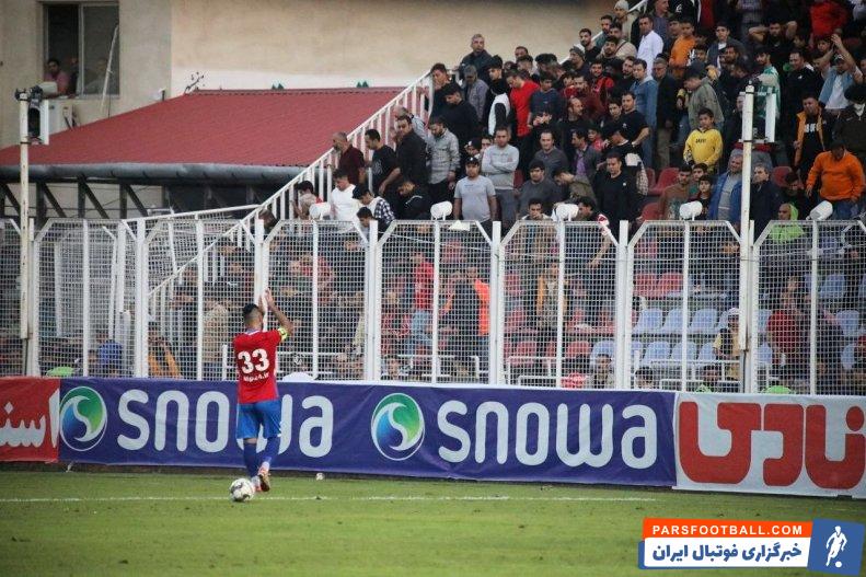محمد ؛ اولین حضور محمد عباس‌زاده در ترکیب نساجی در ورزشگاه وطنی 