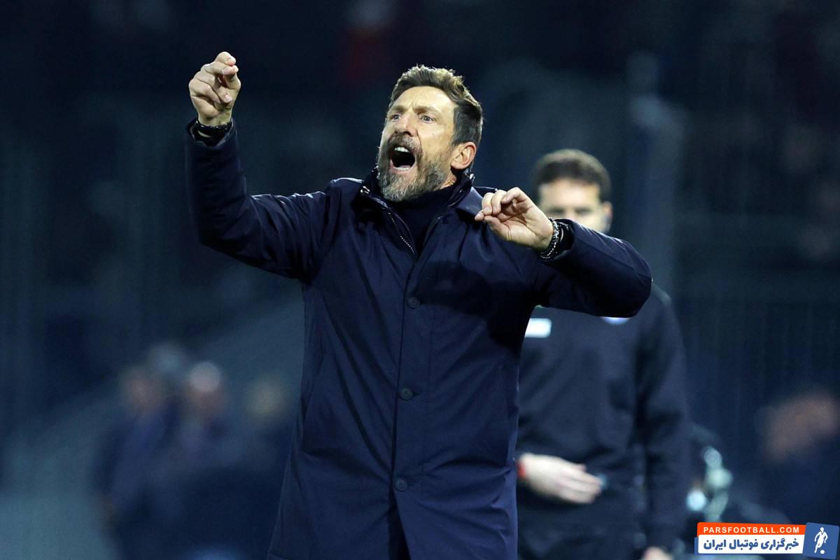 رم ؛ اوزه بیو دی فرانچسکو، سرمربی فروزینونه : ژست و حرکت دین هویسن اشتباه بود