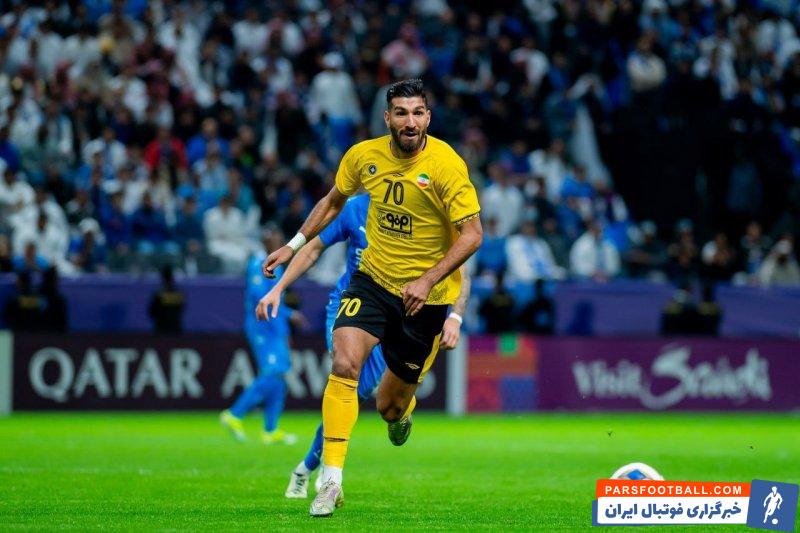 سپاهان ؛ شهریار مغانلو در دو دیدار برابر الهلال متوقف شد