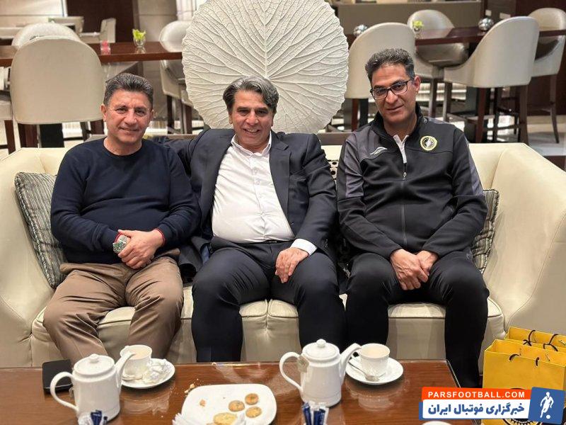تیم ملی ؛ ملاقات نیکفر مدیرعامل باشگاه و فتاحی سپاهان با امیر قلعه نویی