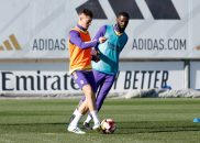 رودیگر ؛ حضور آنتونیو رودیگر در بخشی از تمرین گروهی تمرین رئال مادرید