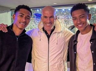 بلینگام ؛ تمجید زیدان از بلینگام با ارسال پیام تصویری