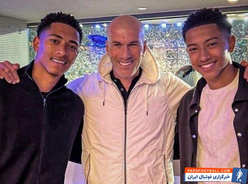 بلینگام ؛ تمجید زیدان از بلینگام با ارسال پیام تصویری