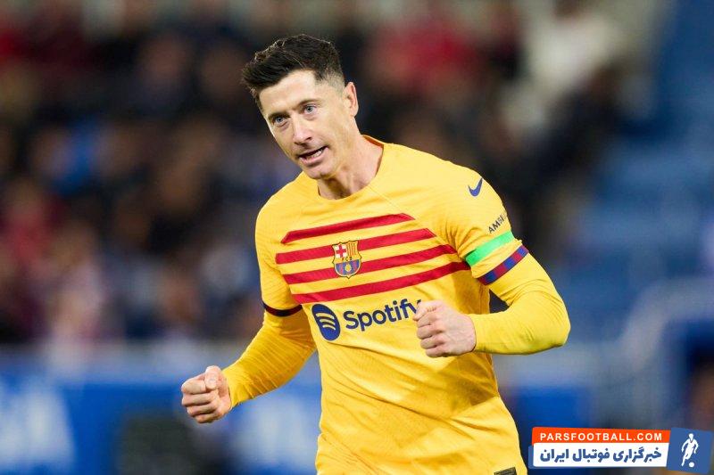 بارسلونا ؛ لواندوفسکی مسنترین گلزن بارسلونا در مرحله حذفی لیگ قهرمانان اروپا