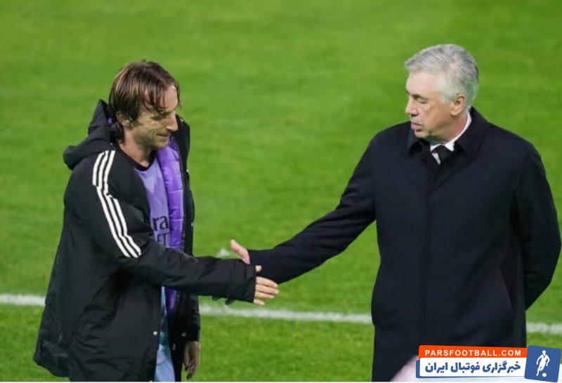 مودریچ ؛ پیشنهاد آنچلوتی، سرمربی رئال مادرید به مودریچ برای اضافه شدن به کادر فنی