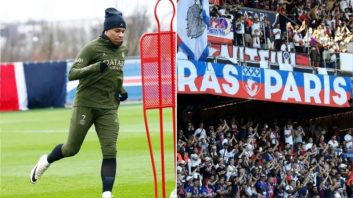 امباپه ؛ واکنش خندان امباپه به هواداران پی اس جی که درخواست تمدید قراردادش را داشتند