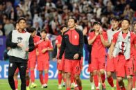 کره جنوبی ؛ چهره خندان بازیکنان کره جنوبی در آخرین تمرین پیش از دیدار با اردن