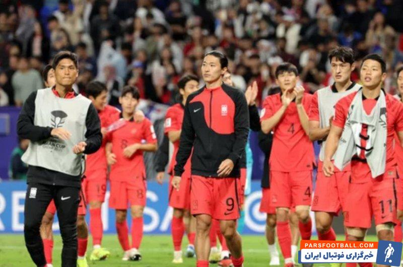 کره جنوبی ؛ چهره خندان بازیکنان کره جنوبی در آخرین تمرین پیش از دیدار با اردن