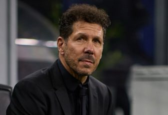 اینتر ؛ خوش و بش گرم سیمئونه با اینزاگی در دیدار اینتر - اتلتیکومادرید