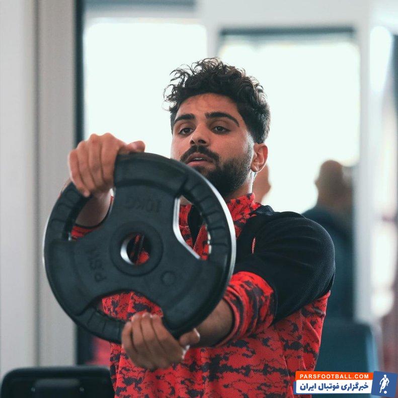 جعفری ؛ رحمان جعفری خرید جدید تراکتور در تمرینات با روحیه بالا