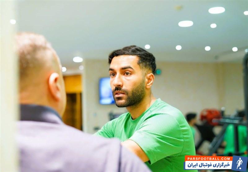 تیم ملی ؛ تمرین در سالن بازیکنان تیم ملی در ترکمنستان