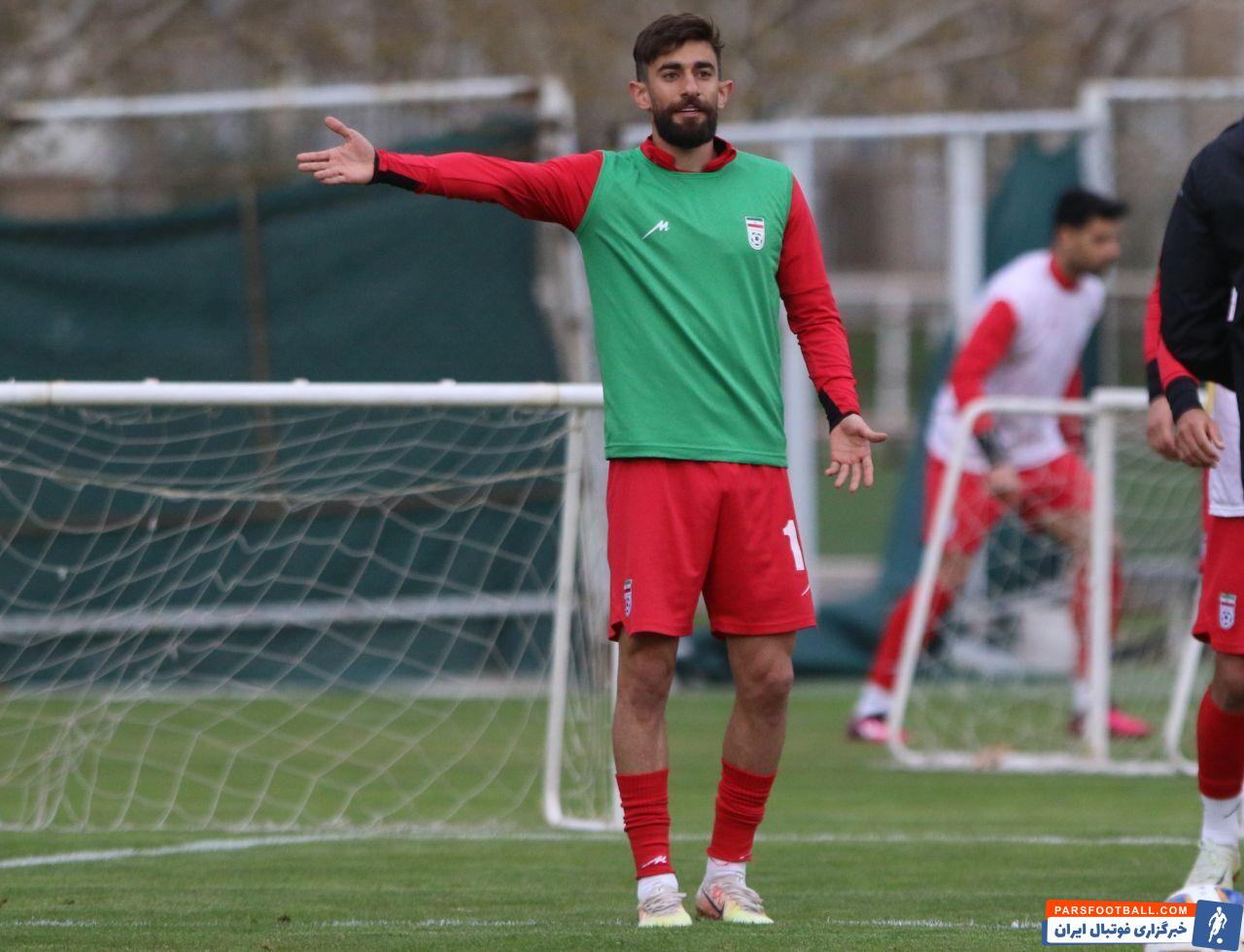 تیم ملی ؛ مجتبی محرمی در تمرین تیم ایران حضور پیدا کرد