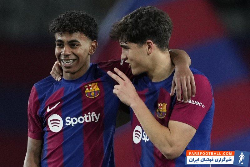 بارسلونا ؛ حضور یامال و کوبارسی دو بازیکن زیر 18 سال در ترکیب بارسلونا