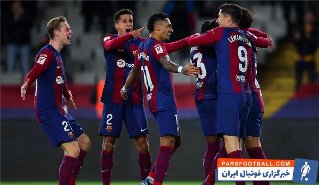 کوبارسی بازیکن بارسلونا جوانترین مدافع تاریخ فوتبال اسپانیا