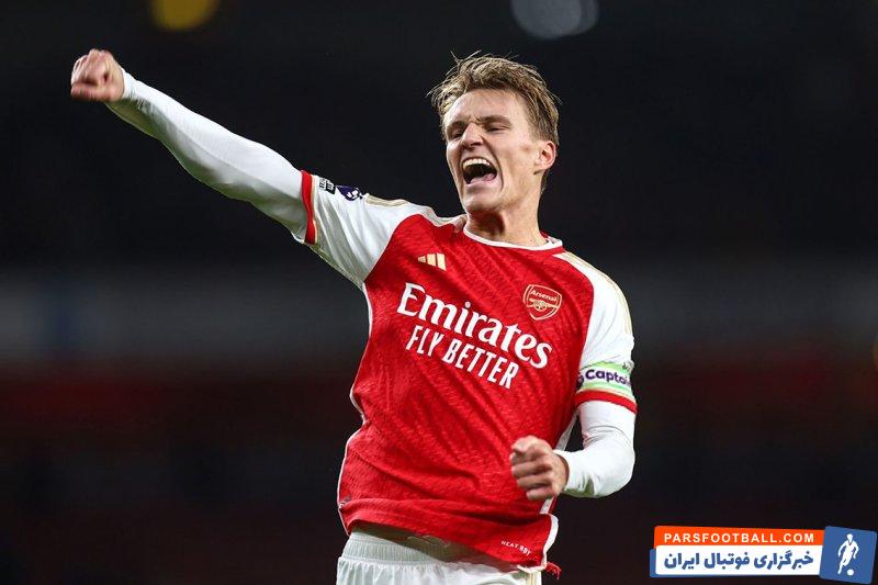 آرسنال ؛ مارتین اودگارد : از ترس جیمی کاراگر جرات خوشحالی پس از پیروزی را ندارم