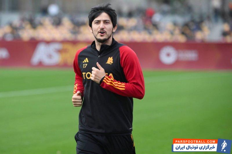 آزمون ؛ لبخند روی لب سردار آزمون در تمرین آ اس رم