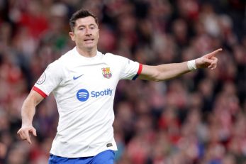 بارسلونا ؛ روبرت لواندوفسکی و ثبت یک شوت به سمت دروازه بیلبائو