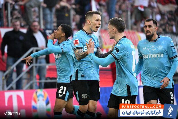 گریمالدو ؛ برد دو بر صفر بایرلورکوزن مقابل ولفسبورگ در بوندس لیگا