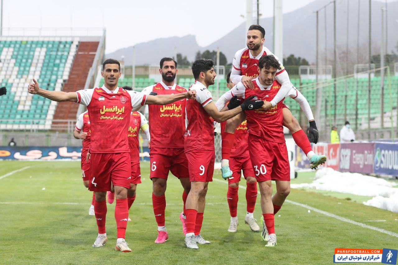 پرسپولیس ؛ برد بیرون از خانه پرسپولیس در لیگ برتر پس از 5 بازی در لیگ برتر