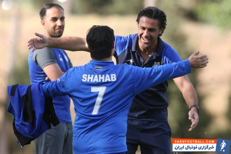 استقلال ؛ حضور شهاب مرتضوی، هوادار خاص باشگاه استقلال در تمرین