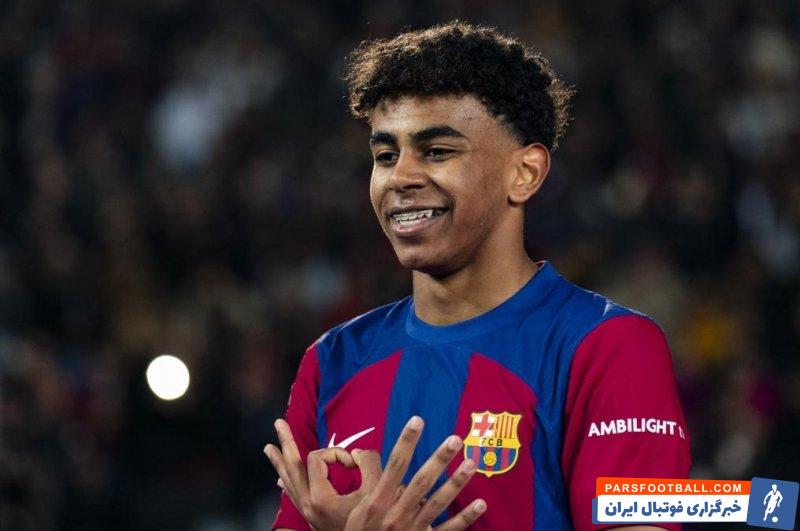 یامال بازیکن بارسلونا : رویای من گلزنی در بازی برگشت برابر پاری سن ژرمن است