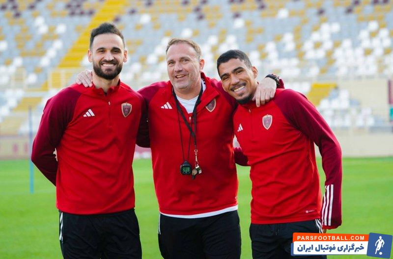 احمد نوراللهی با انگیزه و روحیه بالا در تمرین الوحده 