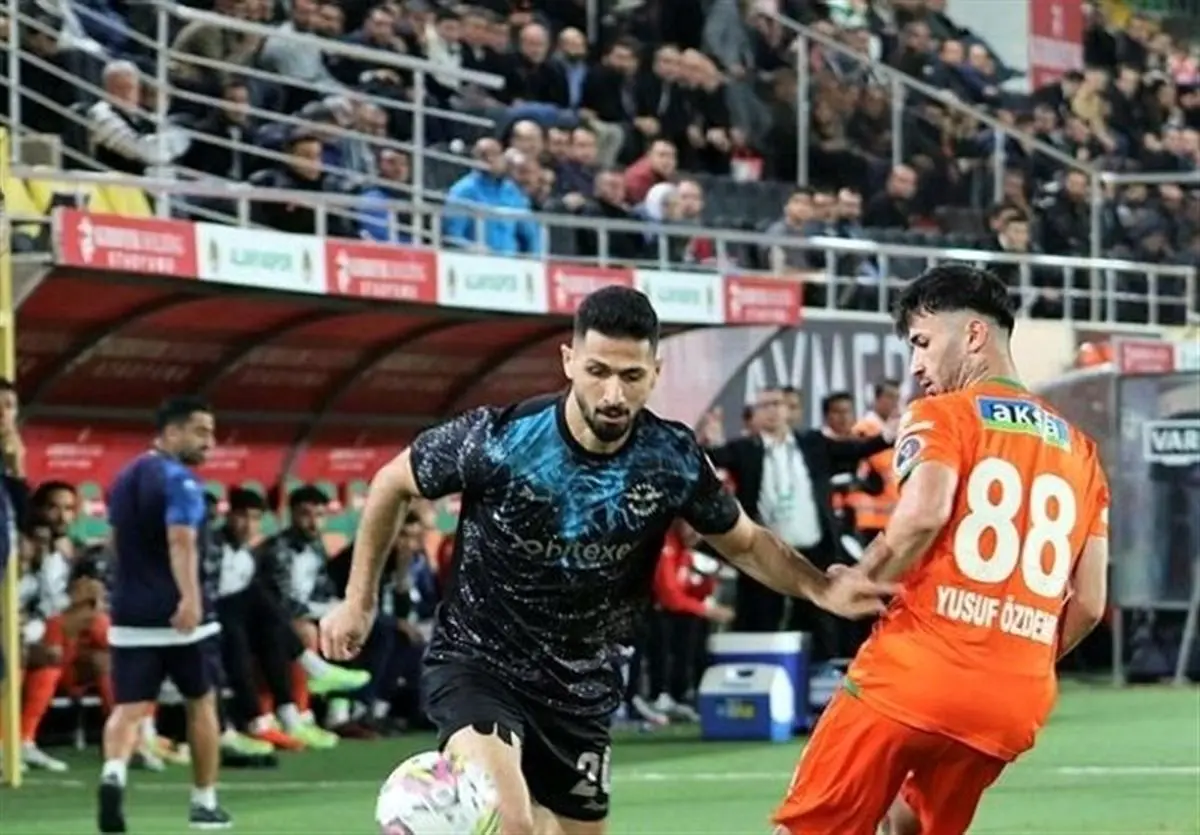 آدنا دمیراسپور در حضور ستاره ایرانی مقابل حریفش شکست خورد