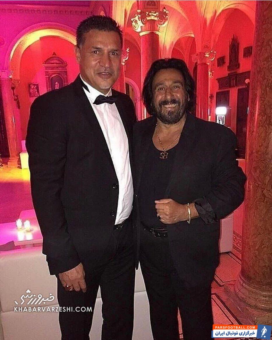 عکس| دیدار علی دایی و خواننده لسآنجلسی در آمریکا