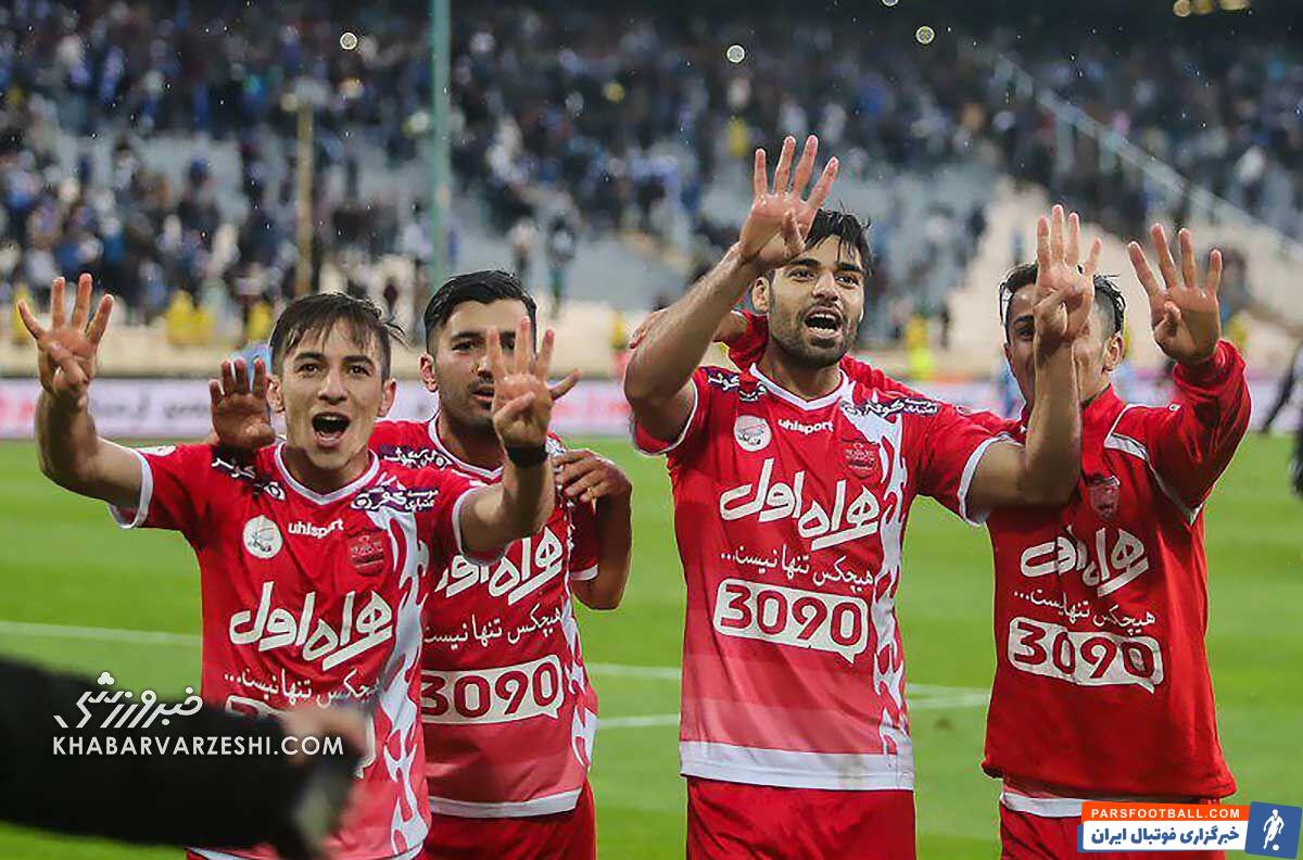 برد ۴ گله پرسپولیس مقابل استقلال