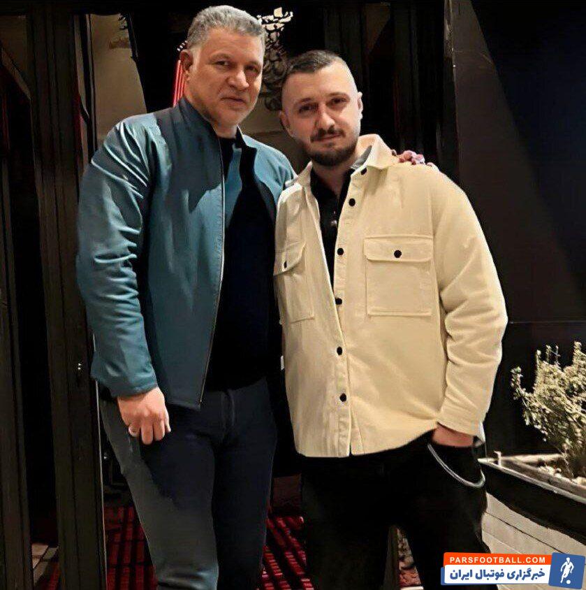 عکس| دیدار علی دایی با رپر مشهور در رستوران لاکچری محله فرشته