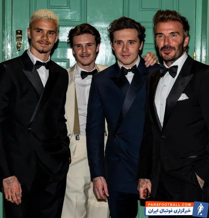 عکس‌| خانواده بکام در مهمانی تولد ویکتوریا