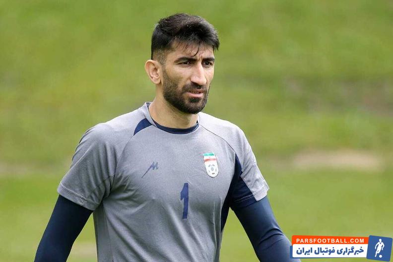 علیرضا بیرانوند دست مصدوم خود را گچ گرفت