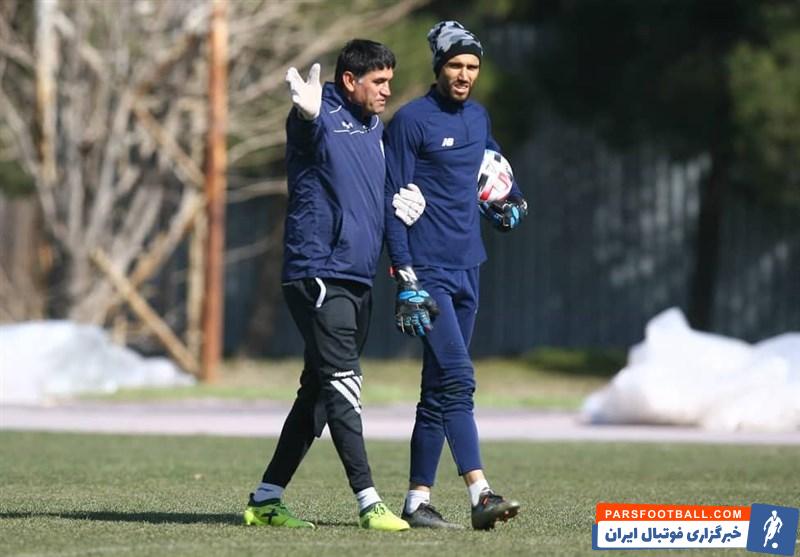 استقلال ؛ سید حسین حسینی با تمکرز بالا در تمرین استقلال