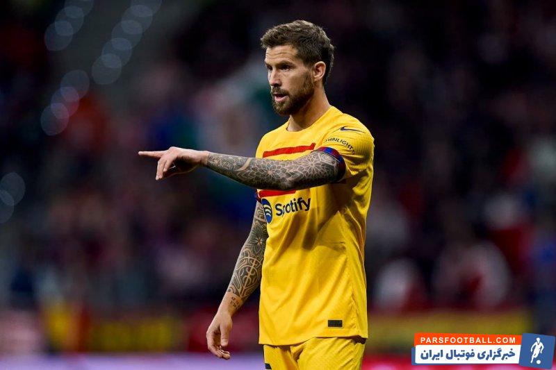 مارتینز ؛ درگیری اینیگو مارتینز، مدافع بارسلونا با یک هوادار