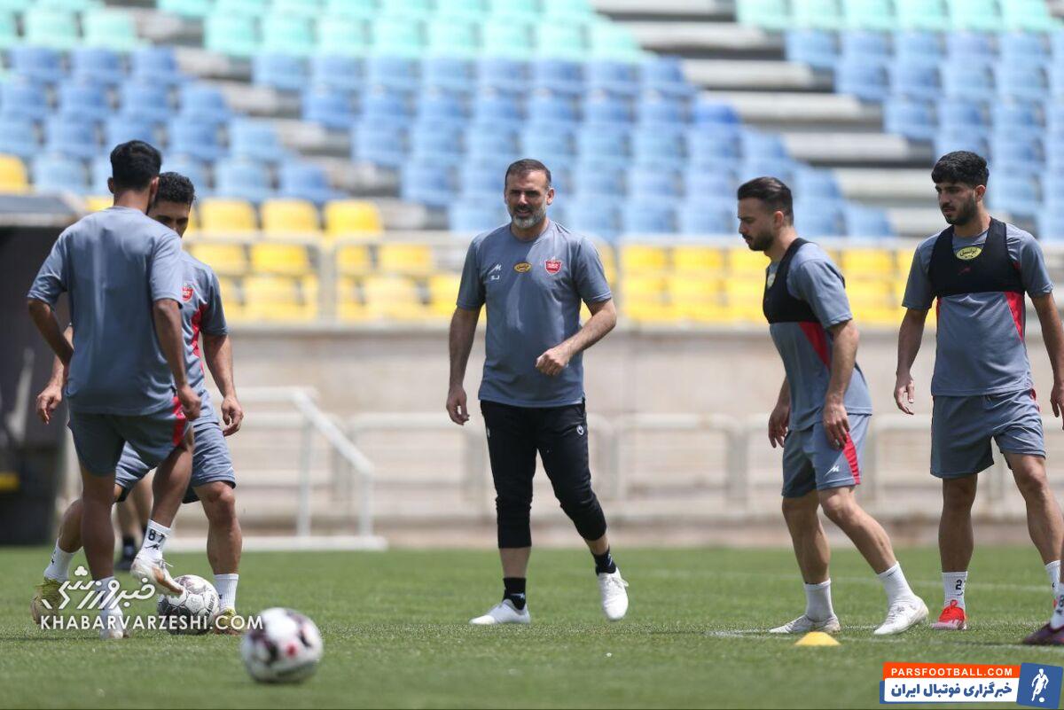 آخرین تمرین تاکتیکی پرسپولیس قبل از سفر به قائمشهر