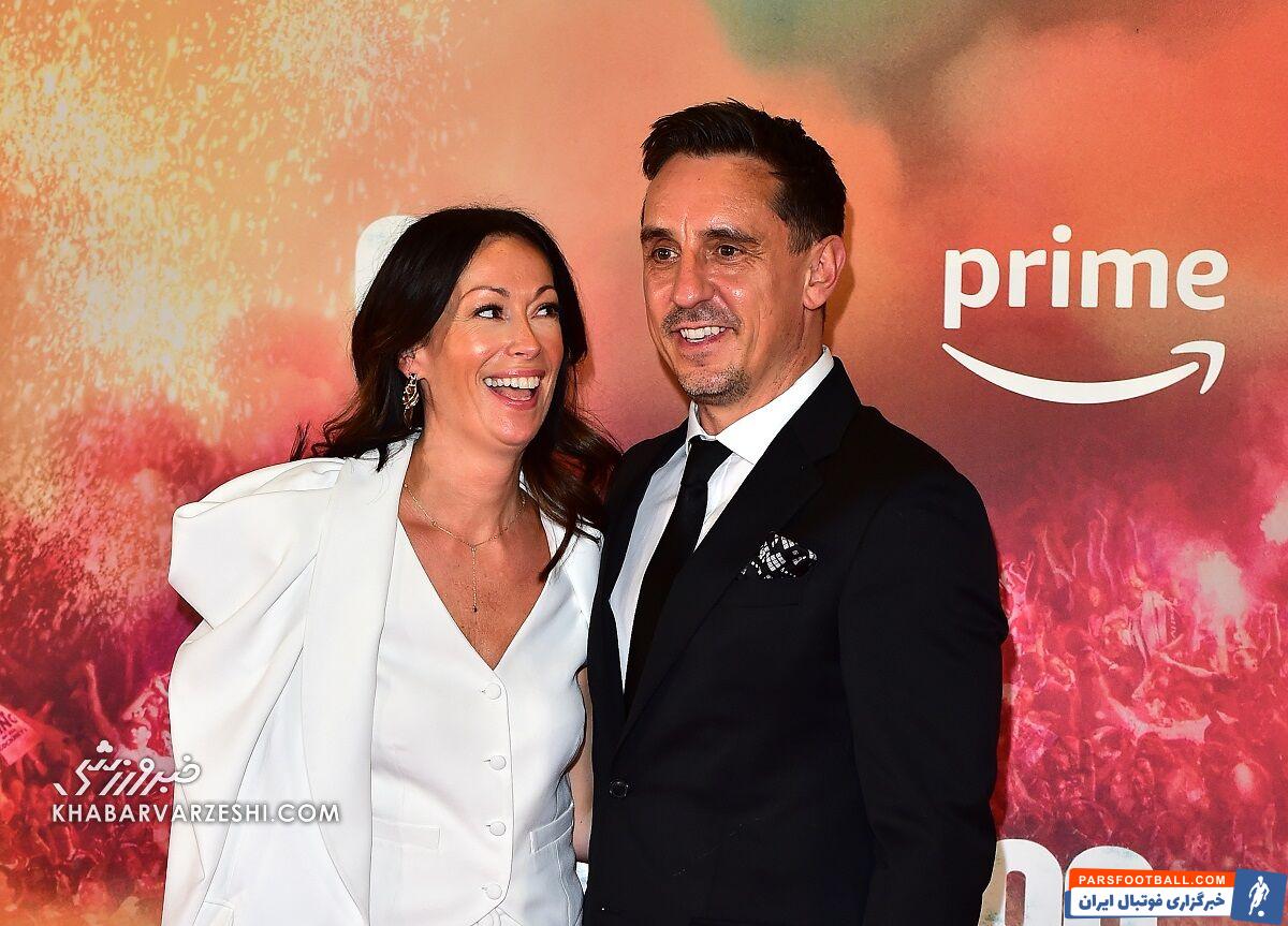 کلاس ۹۹ منچستریونایتد روی فرش قرمز/ از بکام و نویل تا شرینگام و همسری که ۲۰ سال از خودش کوچکتر است +تصاویر