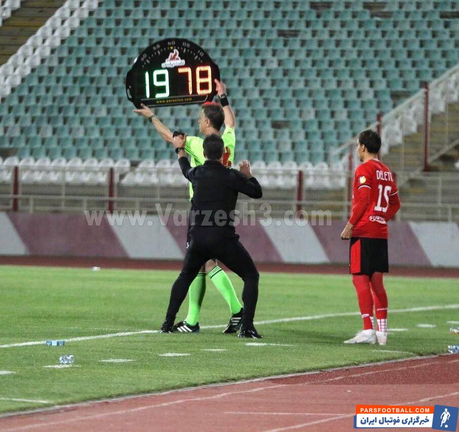 عکس| خون حمید مطهری به جوش آمد/ حمله عجیب دستیار ویژه گل‌محمدی به داور چهارم