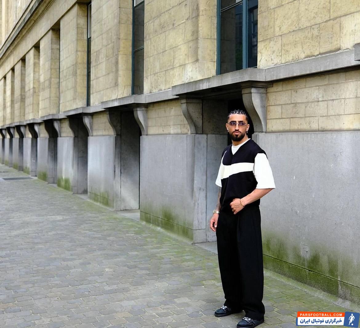 عکس‌| استایل متفاوت یک استقلالی؛ از گوشواره تا مدل موی خاص!