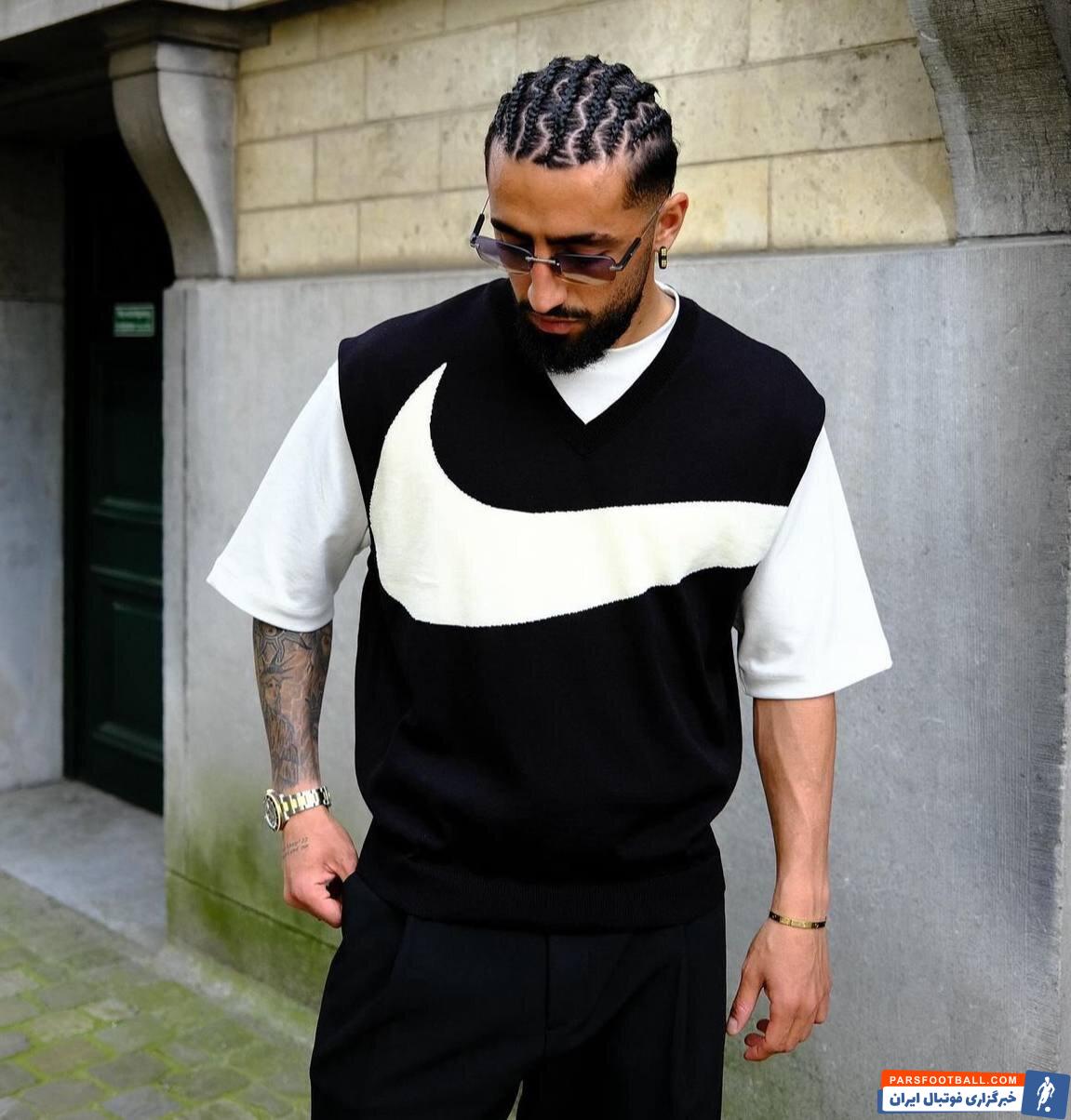 عکس‌| استایل متفاوت یک استقلالی؛ از گوشواره تا مدل موی خاص!