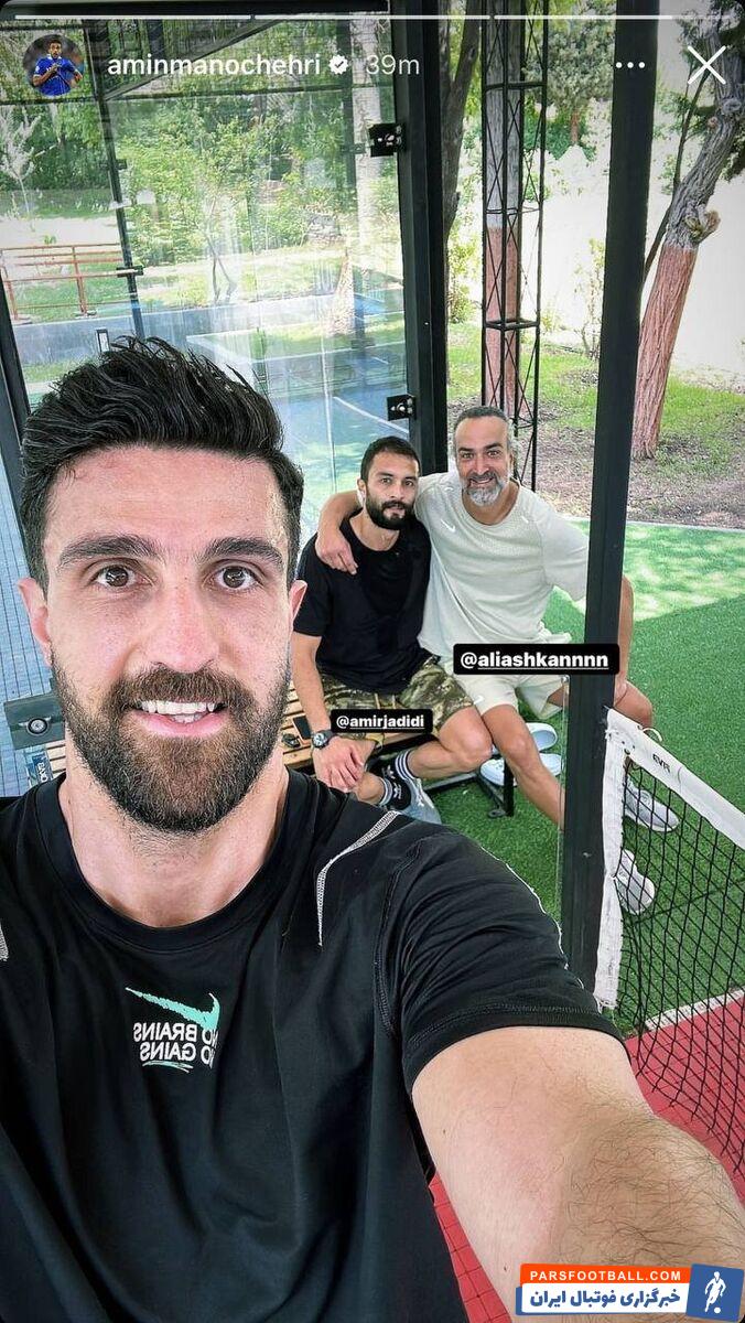 عکس| سوپراستار سینما با یک استقلالی همبازی شد